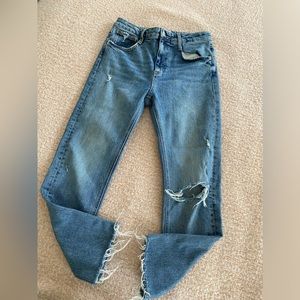 Zara rip jeans